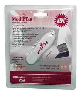 MedicTag medic ID,alert and emergency information
